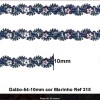 Galão 54 Passamanaria Metalizada 10mm c/ 20metros Diversas cores Galão 54 Passamanaria Metalizada 10mm c/ 20metros Diversas cores