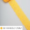 Bordado Inglês 2,5cm Liso Peça com 13,7 metros - Lese Bico Tira Bordada - Poliéster Algodão Bordado Inglês 2,5cm Liso Peça com 13,7 metros - Lese Bico Tira Bordada - Poliéster Algodão