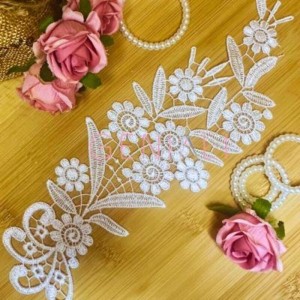 0040 APLIQUE BRANCO 25,0CM 01 PAR