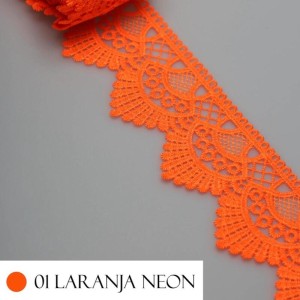 GUIPIR CHL438 01 LARANJ NEON 6,8CM 13,7M