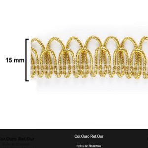 GALAO 022 OURO LARG:1,5CM 20METROS