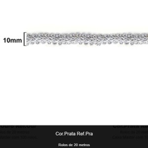 GALAO 028 PRATA LARG:1,0CM 20METROS