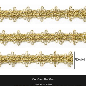 GALAO 046 OURO LARG:4,0CM 20METROS