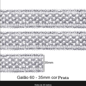 GALAO 060 PRATA LARG:35MM 20METROS