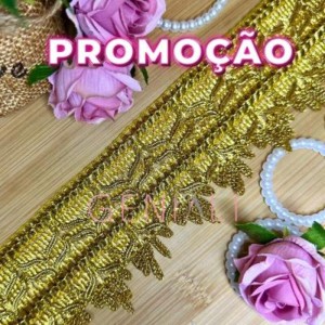 GALAO 069 DOURADO LARG:6,0CM 20METROS