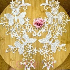 APLIQUE 07 BRANCO 15X30,5CM 3 PARES