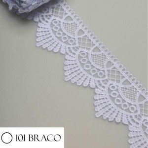GUIPIR CHL438 101 BRANCO 6,8CM 13,7M