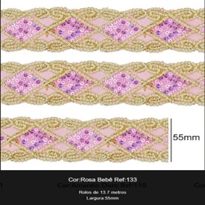 GALAO 103 133 ROSE LARG:5,5CM 13,7M