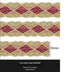 GALAO 103 520 VINHO LARG:5,5CM 13,7M