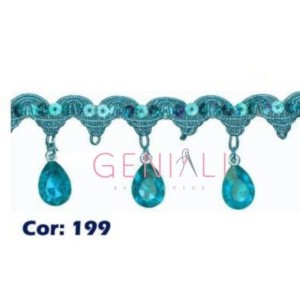 GALAO 107 199 TURQUESA 3,5CM 20METROS