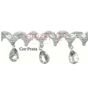 GALAO 107 PRATA LARG:3,5CM 20METROS