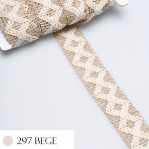 ALGODAO COM JUTA GALAO 110 3,5CM 20MTS