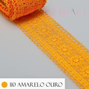 GUIPIR CHL419 110 AMARELO OUR LARG:4,0CM
