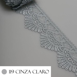GUIPIR CHL438 119 CINZA CLARO LARG:6,8CM