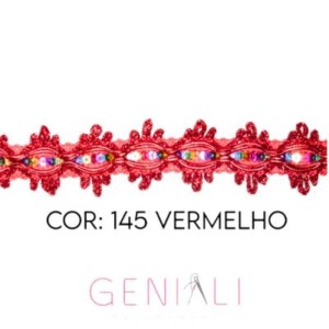 GALAO 167 145 VERMELHO 4,2CM 20M
