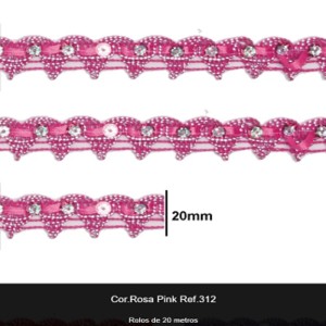 GALAO 51 312 PINK LARG:2,0CM 20M
