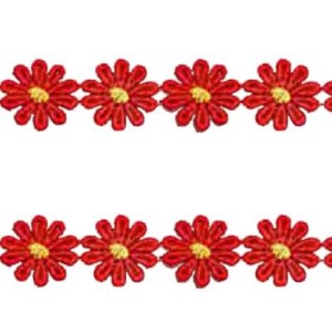 GUIPIR CHL557 145.110 VERMELHO/OUR 2,5CM