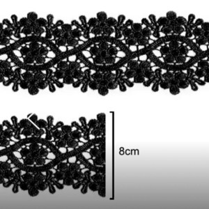 GUIPIR CHL560 310 PRETO LARG:8,0CM