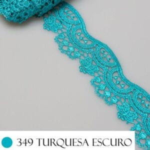 GUIPIR CHL747 349 TURQ ESCUR 3,8CM 13,7M