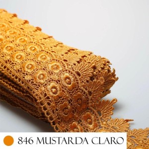 GUIPIR CHL427 846 MOSTARDA LARG: 9.5CM