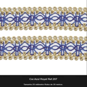 GALAO 84.207 ROYAL PRATA LARG:2,5CM