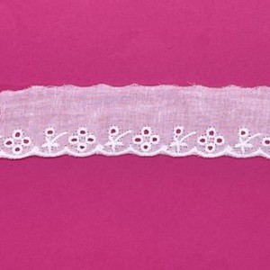 BORDADO CAL07 3,0CM 100%ALGODAO