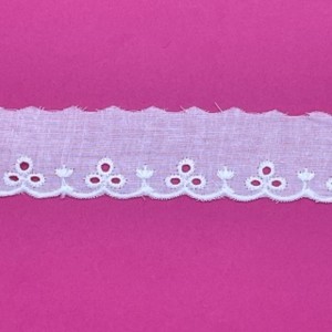 BORDADO CAL08 3,0CM 100%ALGODAO