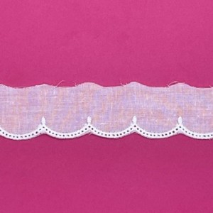 BORDADO CAL09 3,1CM 100%ALGODAO