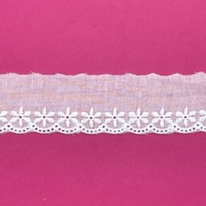 BORDADO CAL10 3,5CM 100%ALGODAO