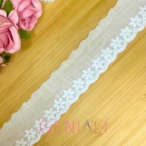 BORDADO CAL12 4,0CM 100%ALGODAO
