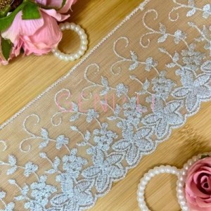 TULE CRL03 PRATA LARG:8,0CM