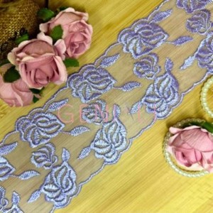 TULE CRL08 164 LILAS LARG:7,0CM 13,7M