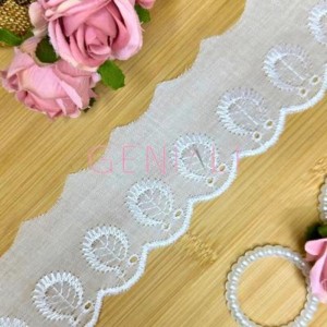 BORDADO 01 BRANCO 5CM CTB153 13,7METROS