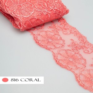 TULE CRL01 816 CORAL LARG:7,5CM