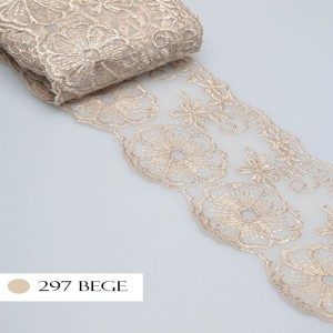 TULE CRL01 297 BEGE MEDIO LARG:7,5CM