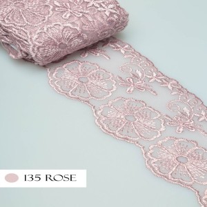 TULE CRL01 135 ROSE LARG:7,5CM