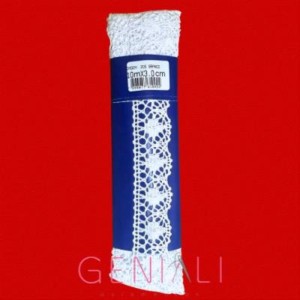 ORD205 BICO BRANCO LARG:3,0CM 10M