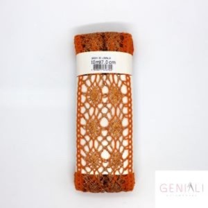 ORD35 ENTREMEIO LARANJA.COBRE LARG:7CM