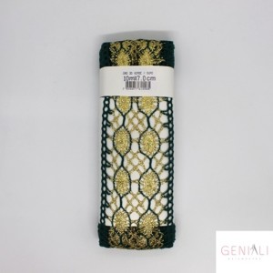 ORD35 ENTREMEIO VERDE.OURO 7CM
