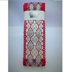 ORD35 ENTREMEIO VERMELHO.PRATA LARG:7.CM