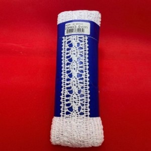 ORD40 ENTRMEIO ALGODAO BRANCO LARG:3CM