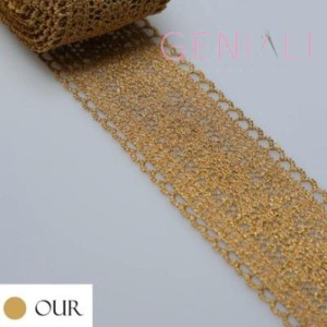 GUIPIR CHL419 OURO LARG:4,0CM 13,7M