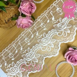 TULE YL311 101 BRANCO LARG:10,0CM